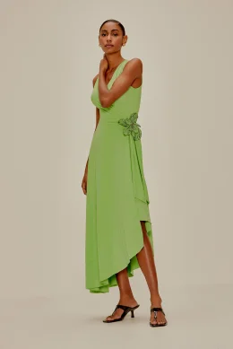 Vestido Envelope Assimetrico Flor De Iris E3693A929