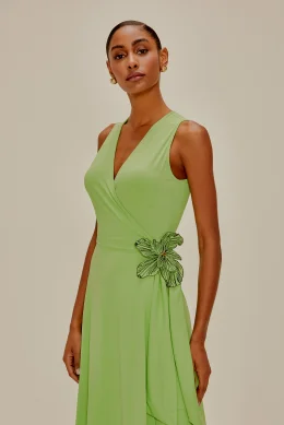 Vestido Envelope Assimetrico Flor De Iris E3693A929