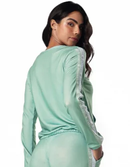 BLUSA MANGA LONGA LILY VERDE ETERO