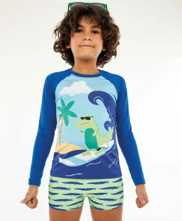 CAMISETA INFANTIL ITALIA UV ALLIGATOR