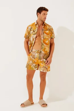 SHORT CASUAL CAJU R601A1300 BEGE/BEIGE