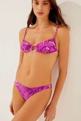 BIQUINI CALCINHA LATERAL FINA FOLHAGENS