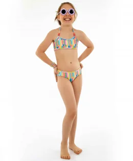 BIQUINI INFANTIL ITALIA DUPLA FACE CORACAO