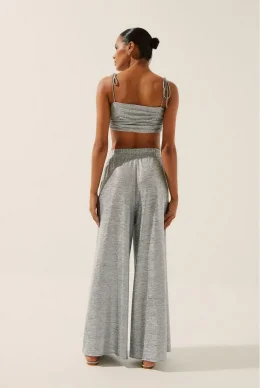 CALCA PANTALONA METALIZADO E4283A1380 PRATA/SILVER