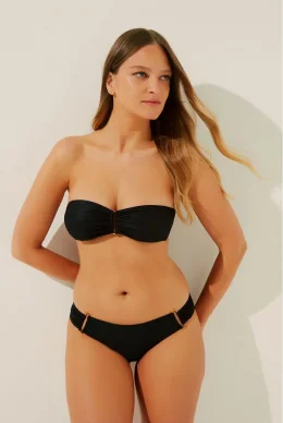 BIQUINI CALCINHA LATERAL MEDIA FLOR DE LIS