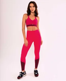 LEGGING HYPER RECORTES PEPPY PINK