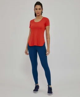 T-SHIRT SKIN FIT ALONGADA CHERRY TOMATO