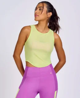 REGATA TULE DECOTE ALTO AMARELO VITALITY