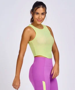 REGATA TULE DECOTE ALTO AMARELO VITALITY