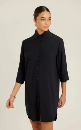 CHEMISIER BASICO FRALDADO