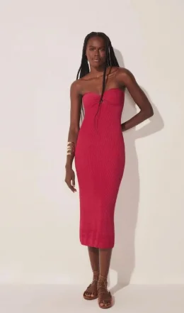 VESTIDO MIDI LICHIA E4655A1653 ROSA