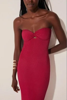 VESTIDO MIDI LICHIA E4655A1653 ROSA