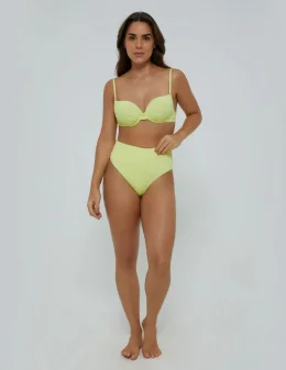 BUSTO AVULSO BOJO E FRANZIDO AMARELO