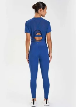 T-SHIRT SKIN FIT TULE E ABERTURA COSTAS