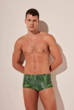 SUNGA LARGA FOLHAGEM TROPICAL