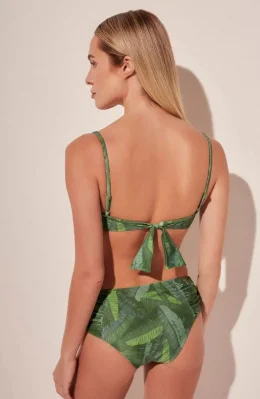 BIQUINI CALCINHA LATERAL LARGA FOLHAGEM