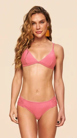 Calca Orla Drapeada Media Fio Dobrado lisa