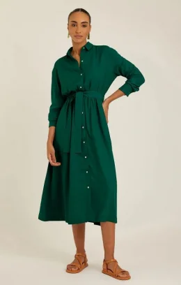 CHEMISIER COM FAIXA FLORESTA