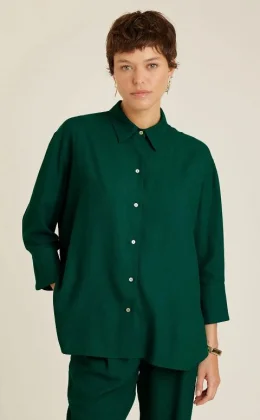 CAMISA BARRA ARREDONDADA FLORESTA