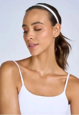 HEADBAND 1,1CM SIMBOLO AG BAIXO RELEVO BRANCO UN