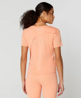 T-SHIRT COSTAS TRANSPASSADAS ROSA CORAL