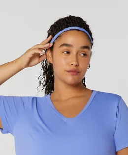 HEADBAND 1,1CM SIMBOLO ALTO GIRO REFLETIVO AZUL ROXO