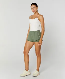 SHORTS 2 EM 1 COM FITA PERSONALIZADA