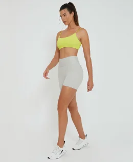 TOP ALCAS FINAS DUPLA FACE VERDE LIME