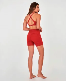 BERMUDA TEXTURA SHINE TN AG MAGENTA SCARLET VERMELHA