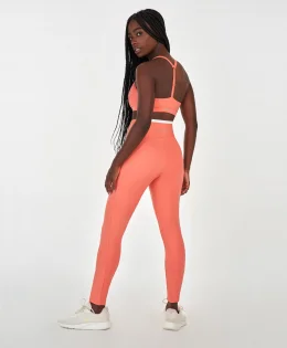LEGGING COM BOLSOS CORAL INTENSO