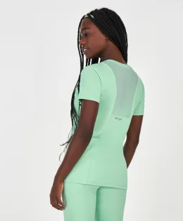 T-SHIRT REFLETIVOS COSTAS TULE VERDE TROPICAL