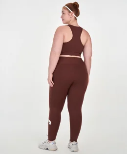 LEGGING ESSENTIALS COS SUSTENTACAO PLUS CASTANHO CAFE