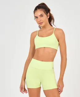 TOP ETERNO LISO COSTAS DECOTADA VERDE MENTA