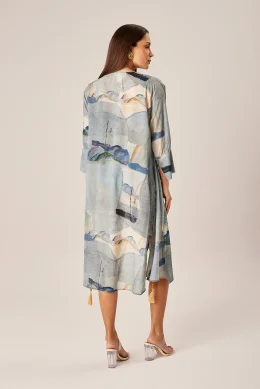 KIMONO MID AMARRAO FRONTAL AZUL BARRA GRANDE