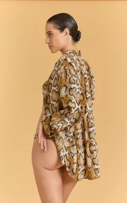 CAMISA SILKY SEDA JIBOIA M