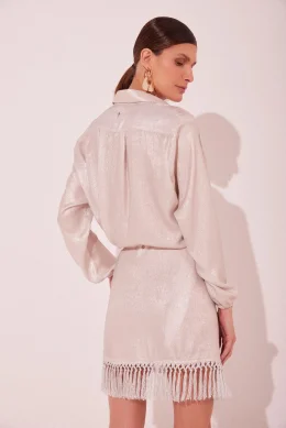 CAMISA MANGA LONGA SHINE OFF WHITE