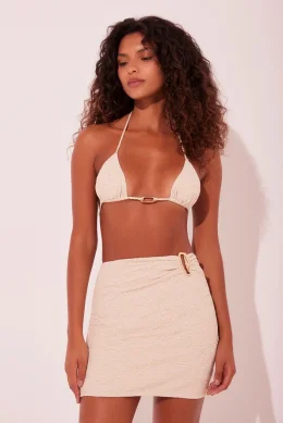 SAIA CURTA TEXTURA OFF WHITE