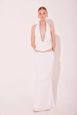 TOP CROPPED SOL BRANCO PAETE