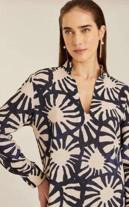 SAIDA MOLDURA DECOTE GIRASSOL