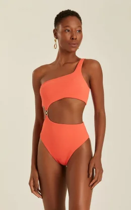 MAIO OMBRO RECORTE DETALHE PAPAYA