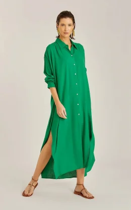 CHEMISIER FRANZIDO PALA VERDANT