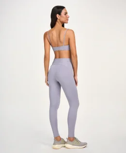 LEGGING BOLSOS LATERAIS COM LAPELA CINZA SUAVE