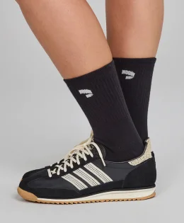 MEIA CANO MEDIO SIMBOLO ALTO GIRO BRANCO PRETO