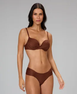 BUSTO AVULSO TRANSPASSADO MARROM ESPRESSO