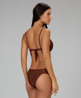 BUSTO AVULSO TRANSPASSADO MARROM ESPRESSO