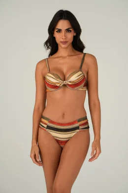 Tanga drapeada media LUAMORENA