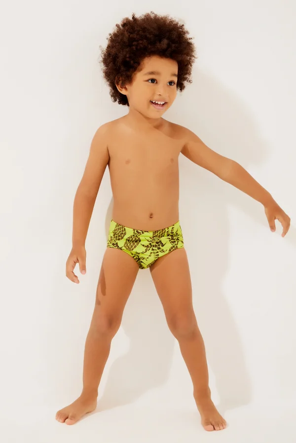 SUNGA INFANTIL BASICA LARGA ABACAXI S05I1267VERDE/GREEN