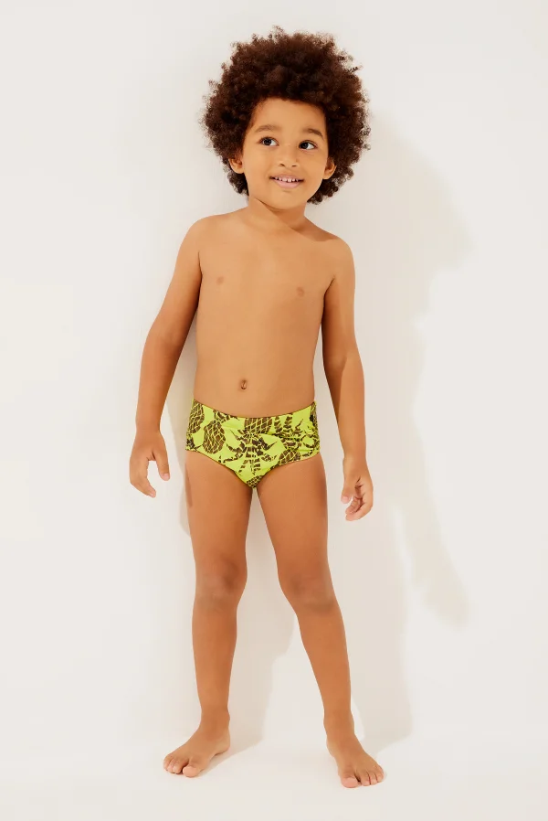 SUNGA INFANTIL BASICA LARGA ABACAXI S05I1267VERDE/GREEN