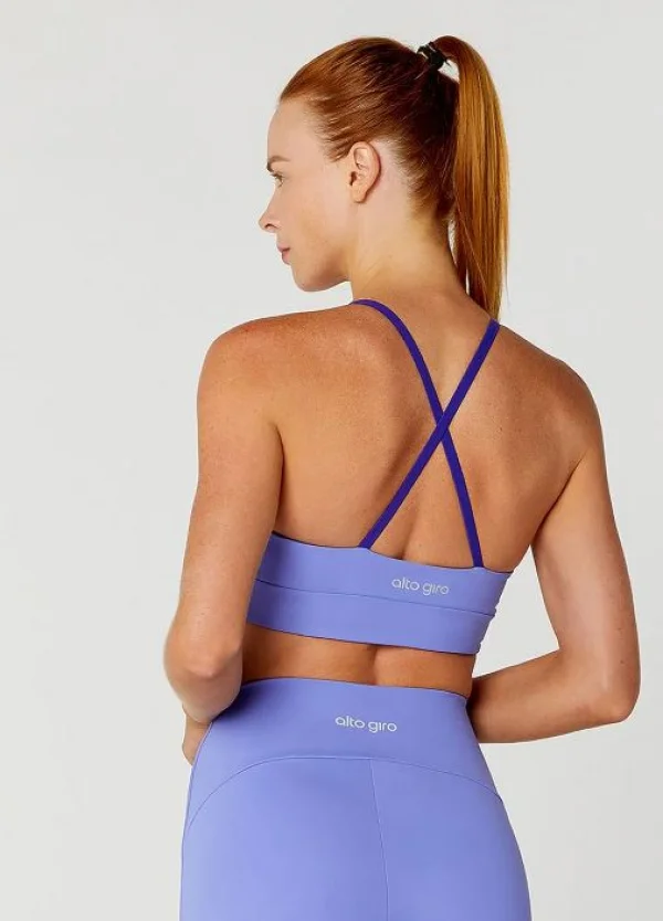 TOP DUPLA FACE ALCAS AJUSTAVEIS AZUL TOTAL