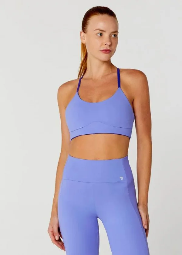 TOP DUPLA FACE ALCAS AJUSTAVEIS AZUL TOTAL